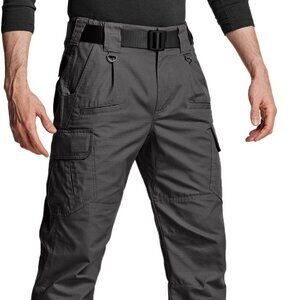 CQR Men's Tactical Pants, Water Resistant Ripstop Cargo Pants 32" x 30" NWT